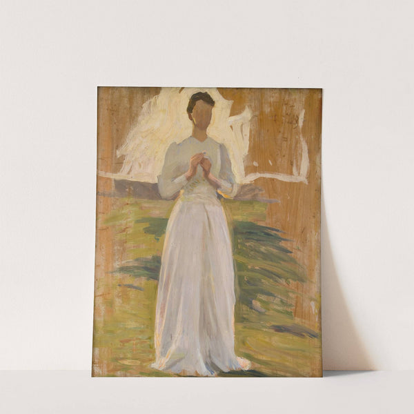 Sketch for The Knight and the Maiden by Richard Bergh