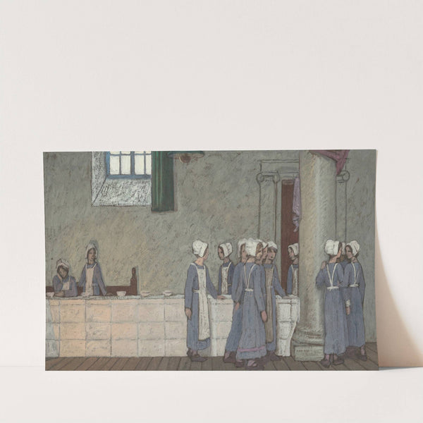 Sketch for ‘The Orphans’ by Frederick Cayley Robinson