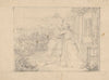 Sketch for the painting ‘Farewell to Wacław with Maria’ (the theme taken from the poem ‘Maria’ by Antoni Malczewski) (1847)