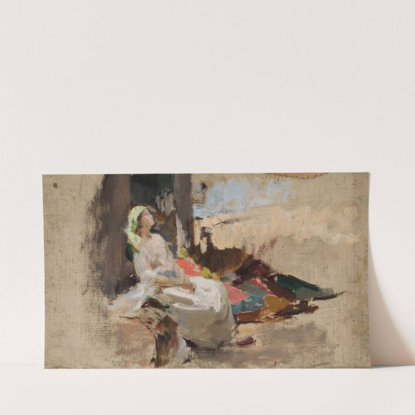 Sketch for the painting “Potocka in Bakhchisaray” by Jan Ciągliński