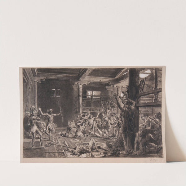 Sketch for the painting ‘The Return of Odysseus’ (1890) by Józef Mehoffer