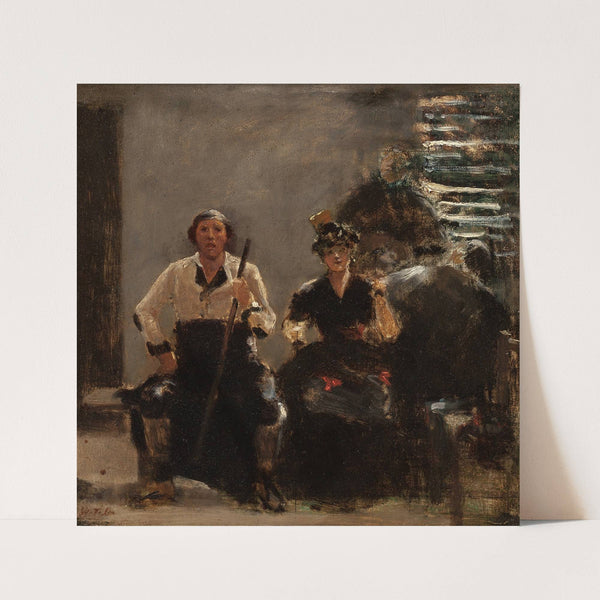 Sketch for The Quartette by William Turner Dannat