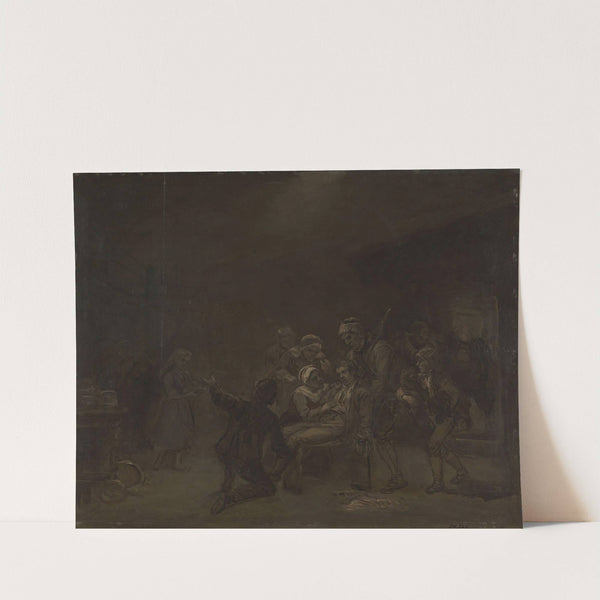 Sketch for The Return of the Bear Hunter (1857 - 1861) by Adolph Tidemand