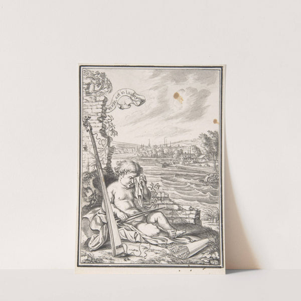 Sketch for Title Page of the Neujahrsblatt vom Musiksaal, Zurich by Johannes Meyer the Younger