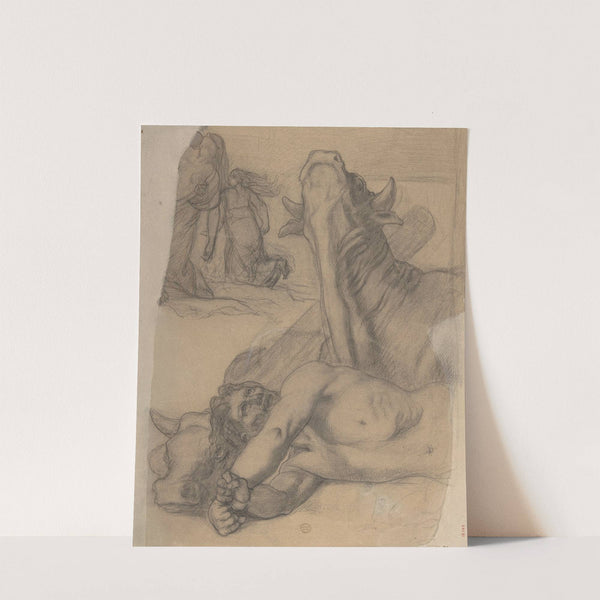 Sketch for War, painting in the Museum of Picardy at Amiens by Pierre Puvis de Chavannes