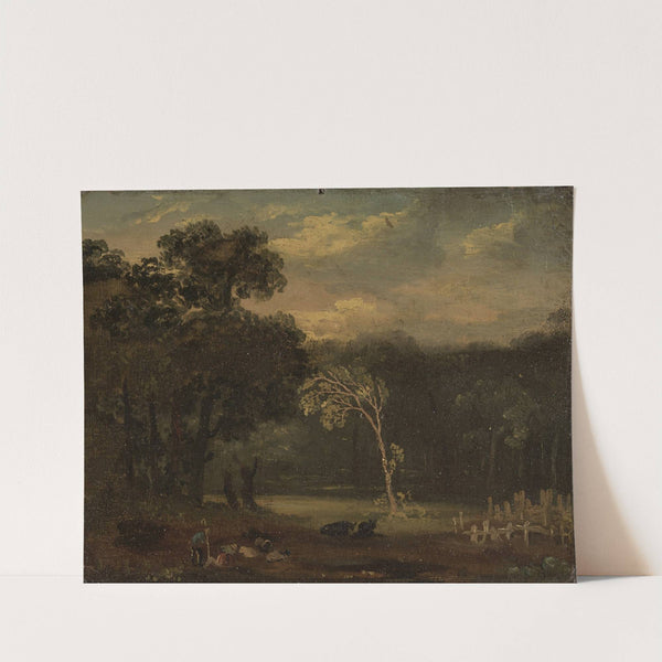 Sketch from Nature in Sion Park by Samuel Palmer