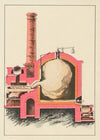 Sketch Illustrating the Process of Refining Sulfur