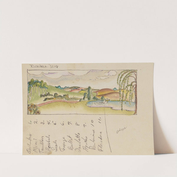 Sketch no. 2, Flunadora Drop (1934-1943) by Hope Shippee