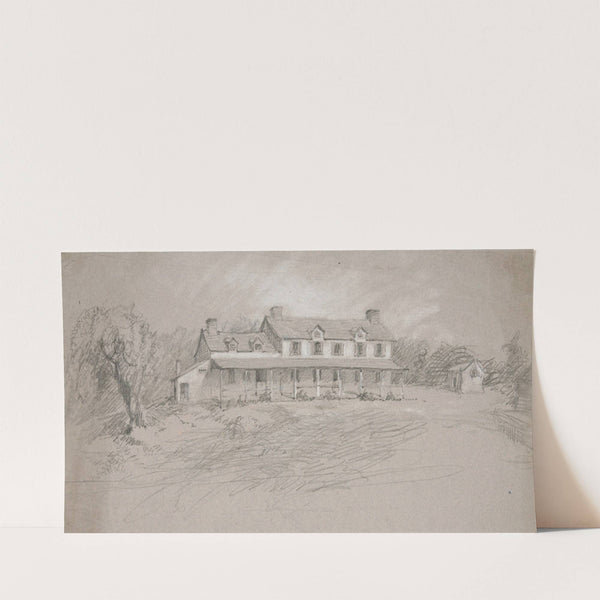 Sketch of a country home (1990) by Edwin Austin Abbey