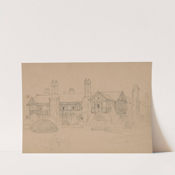 Sketch of a Country House by Myles Birket Foster