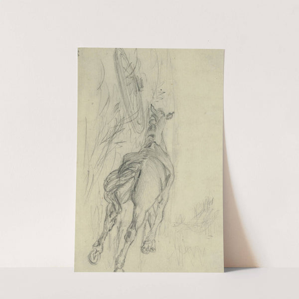 Sketch of a dead horse by Alfred Rudolph Waud