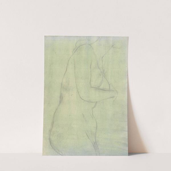 Sketch of a Female Nude Resembling the Medici Venus by Joseph Wright of Derby