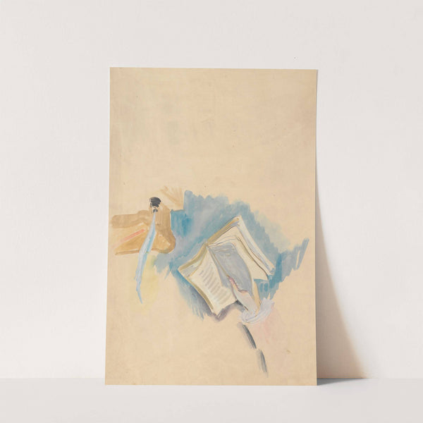 Sketch of a hand holding a book (1930 - 1935) by Zygmunt Waliszewski