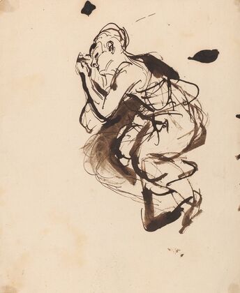 Sketch of a Sleeping Woman