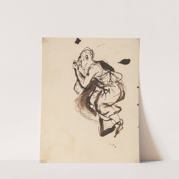 Sketch of a Sleeping Woman by Sir Joshua Reynolds