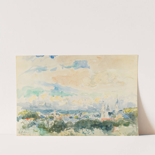 Sketch Of A Village by Albert Lebourg