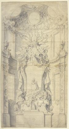 Sketch of an altar