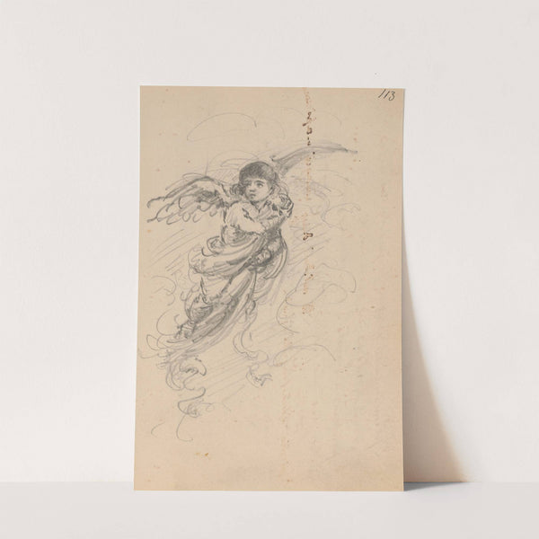 Sketch of an angel (1888) by Stanisław Wyspiański