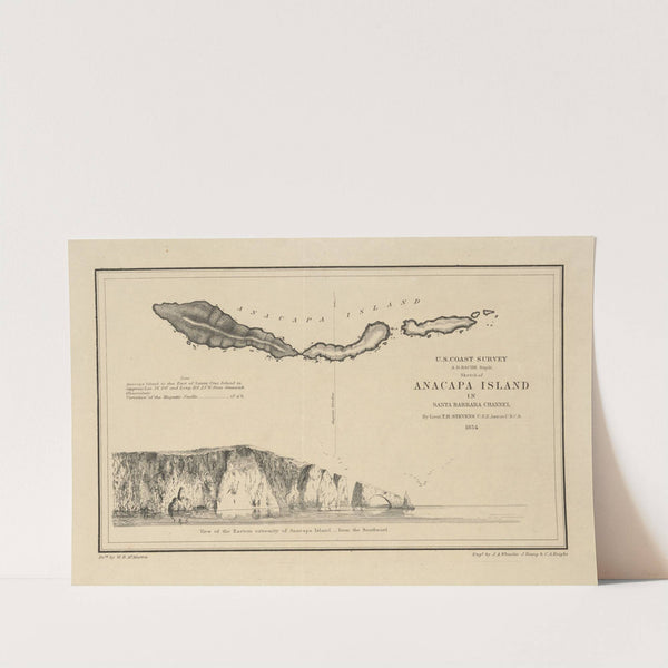 Sketch of Anacapa Island (1854) by James Abbott McNeill Whistler