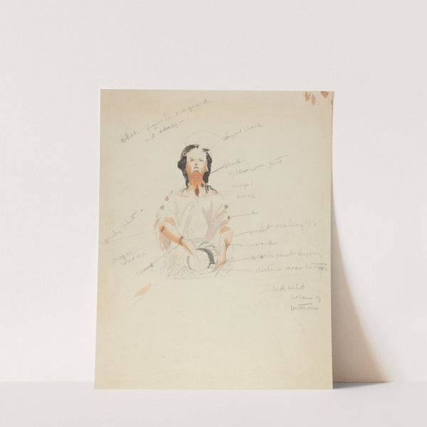 Sketch of Figurehead by American 20th Century
