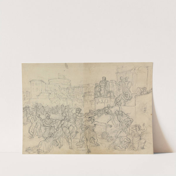 Sketch of Goths Entering Rome, from Shakespeare's Play, Titus Andronicus by Robert Smirke