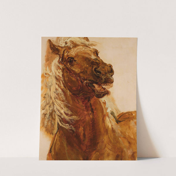 Sketch of horse’s head for the painting “Zamoyski at Byczyna” by Jan Matejko