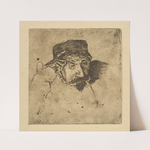 Sketch of Joseph Guichard (1853) by Félix Bracquemond