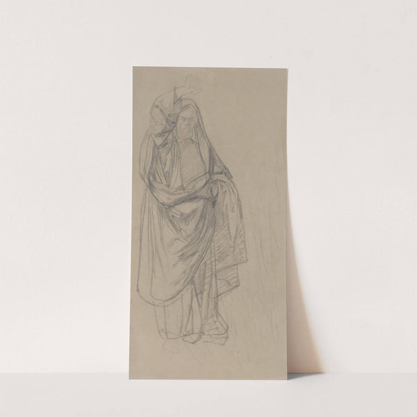 Sketch of the high priest to the painting 'Martyrdom of St. Matthias' by Józef Simmler