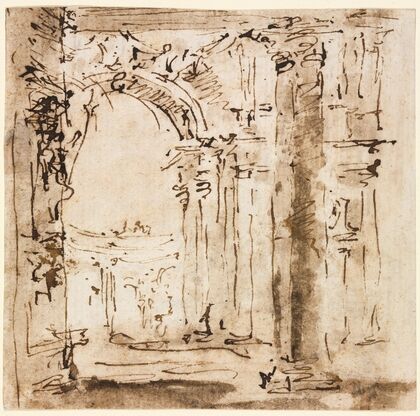 Sketch of the Labyrinth of the Villa Pisani (1773–1778)