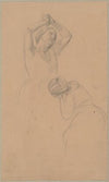 Sketch of two female figures to the painting ‘Martyrdom of St. Josaphat Kuntsevych’