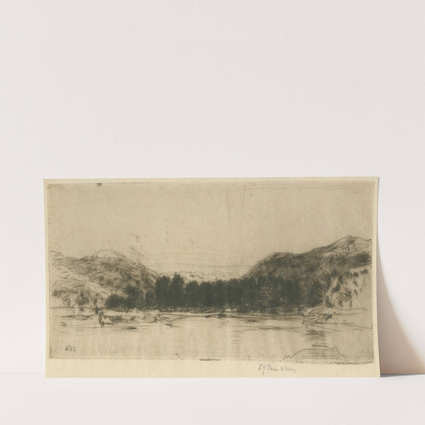 Sketch on the Tay (1908) by David Young Cameron