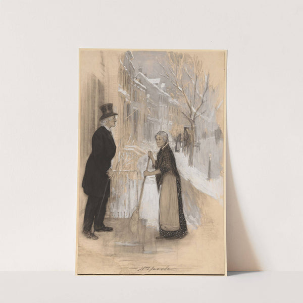 Sketch to illustrate 'Not Honourably Discharged' by William Leroy Jacobs