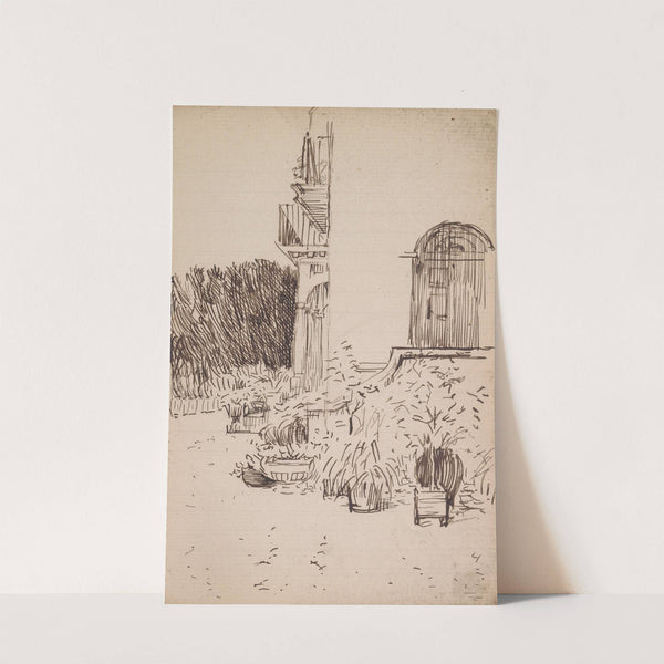 Sketchbook Drawing by Charles Samuel Keene