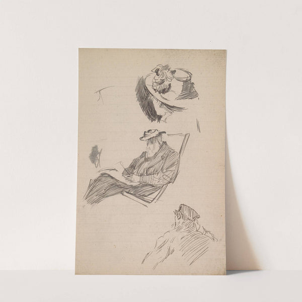 Sketchbook Drawing by Charles Samuel Keene