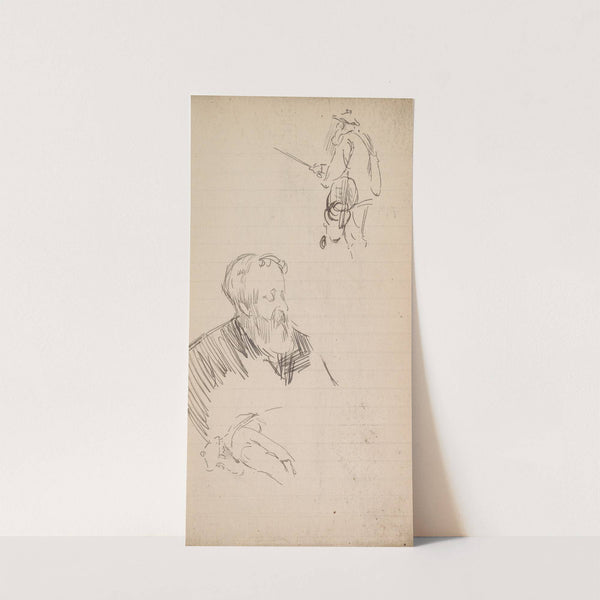 Sketchbook Drawing by Charles Samuel Keene