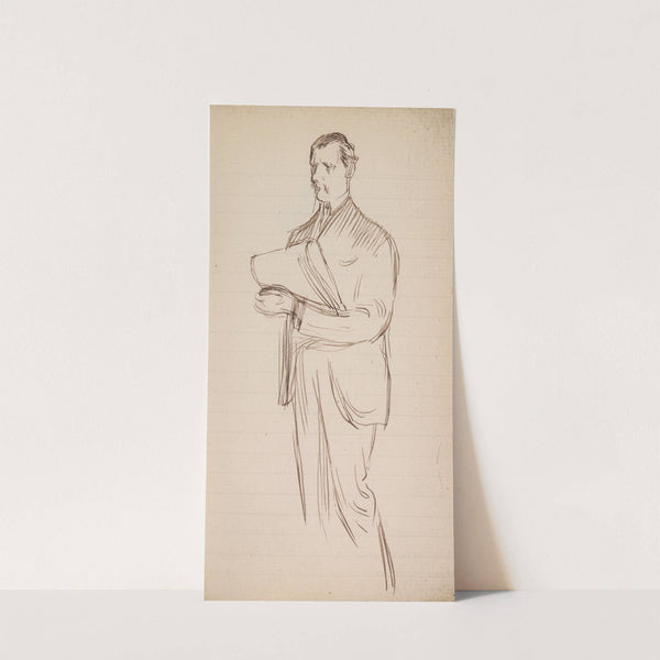 Sketchbook Drawing by Charles Samuel Keene