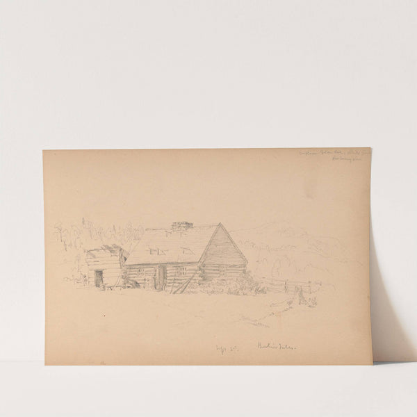 Sketchbook, page 14: "Berlin Falls September 2nd" by Sanford Robinson Gifford