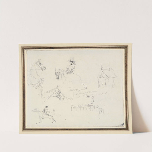 Sketchbook Page by Henri de Toulouse-Lautrec