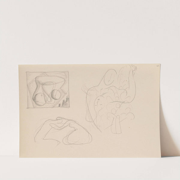 Sketchbook with Various Studies by Mikuláš Galanda