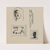 Sketchbook with Various Studies (1929–1931) by Mikuláš Galanda