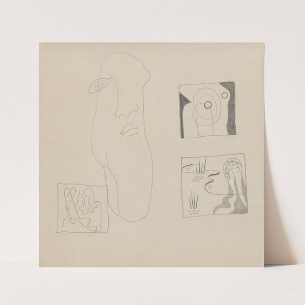 Sketchbook with Various Studies (1929–1931) by Mikuláš Galanda