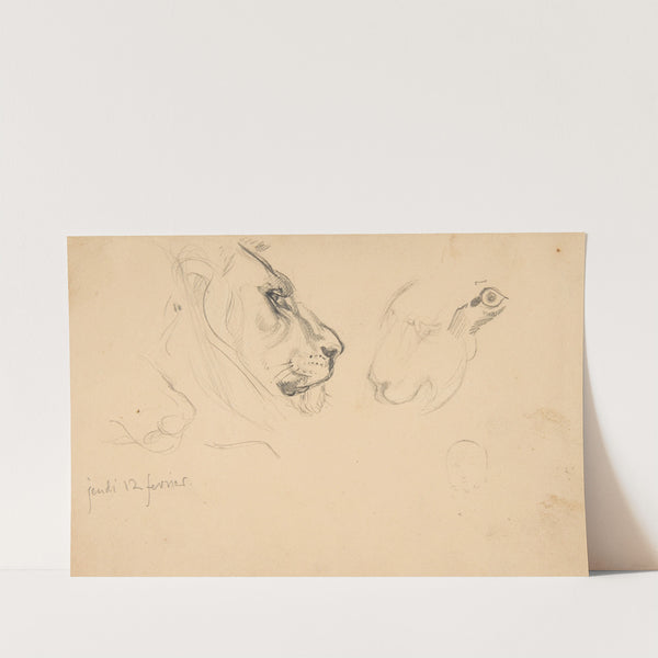 Sketchbook with views of Tours, France and its environs (1828–29) by Eugène Delacroix
