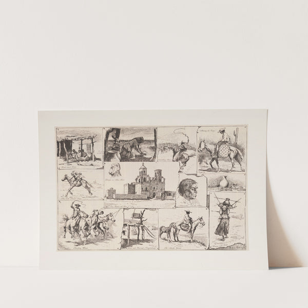 Sketches among the Papagos of San Xavier (1887) by Frederic Remington