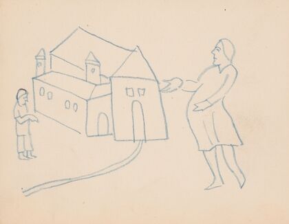 Sketches and drawings related to ‘Der Soldat in der deutschen Vergangenheit’, by George Liebe.