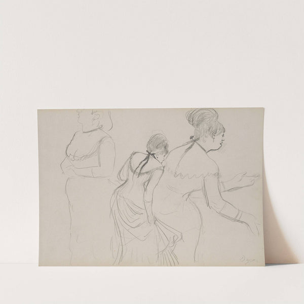 Sketches of a Café Singer (1877) by Edgar Degas