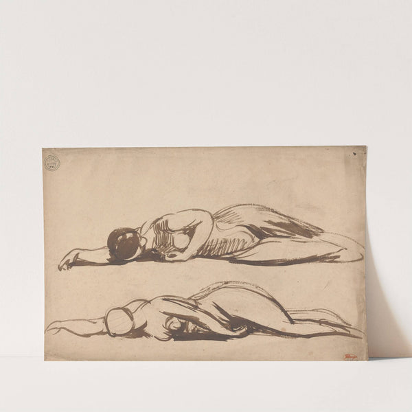 Sketches of a Prostrate Woman by George Romney