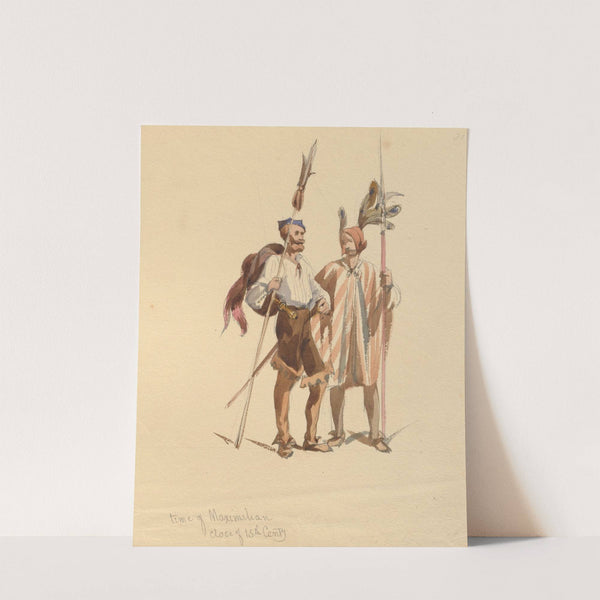 Sketches of costume Pl.096 by John Richard Coke Smyth