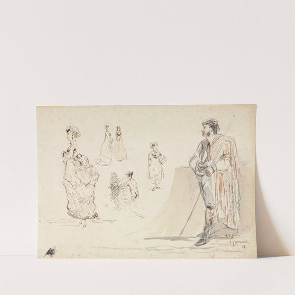 Sketches of Figures by Alphonse Marie De Neuville
