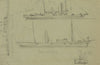 Sketches of four ships