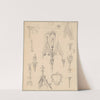 Sketches of Gothic architectural details by Józef Simmler